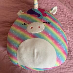 Rainbow Squishmellow Unicorn Plush Toy 14” size